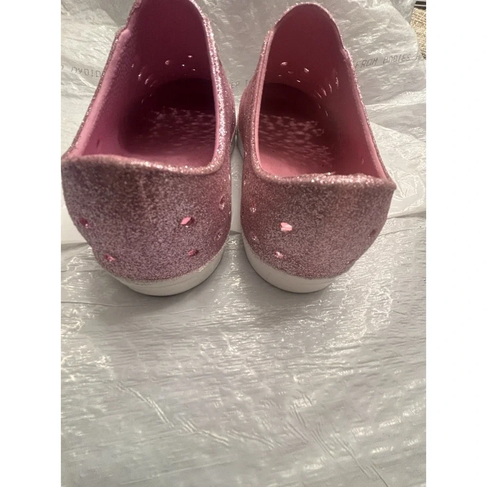 DSG Girls Y3 Glitter Water Sandals Pink White EVA Slip-On Beach Pool‎
